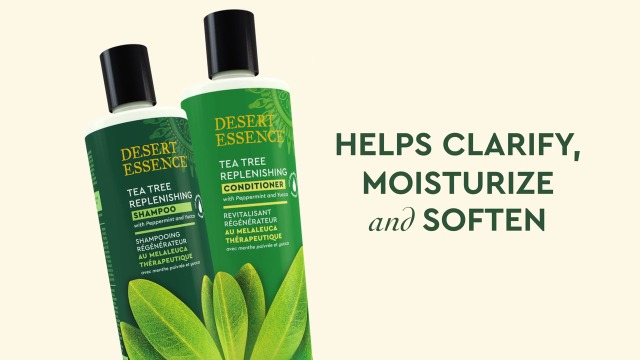 Amazon.com : Desert Essence, Shampoo Tea Tree Replenishing, 12.9
